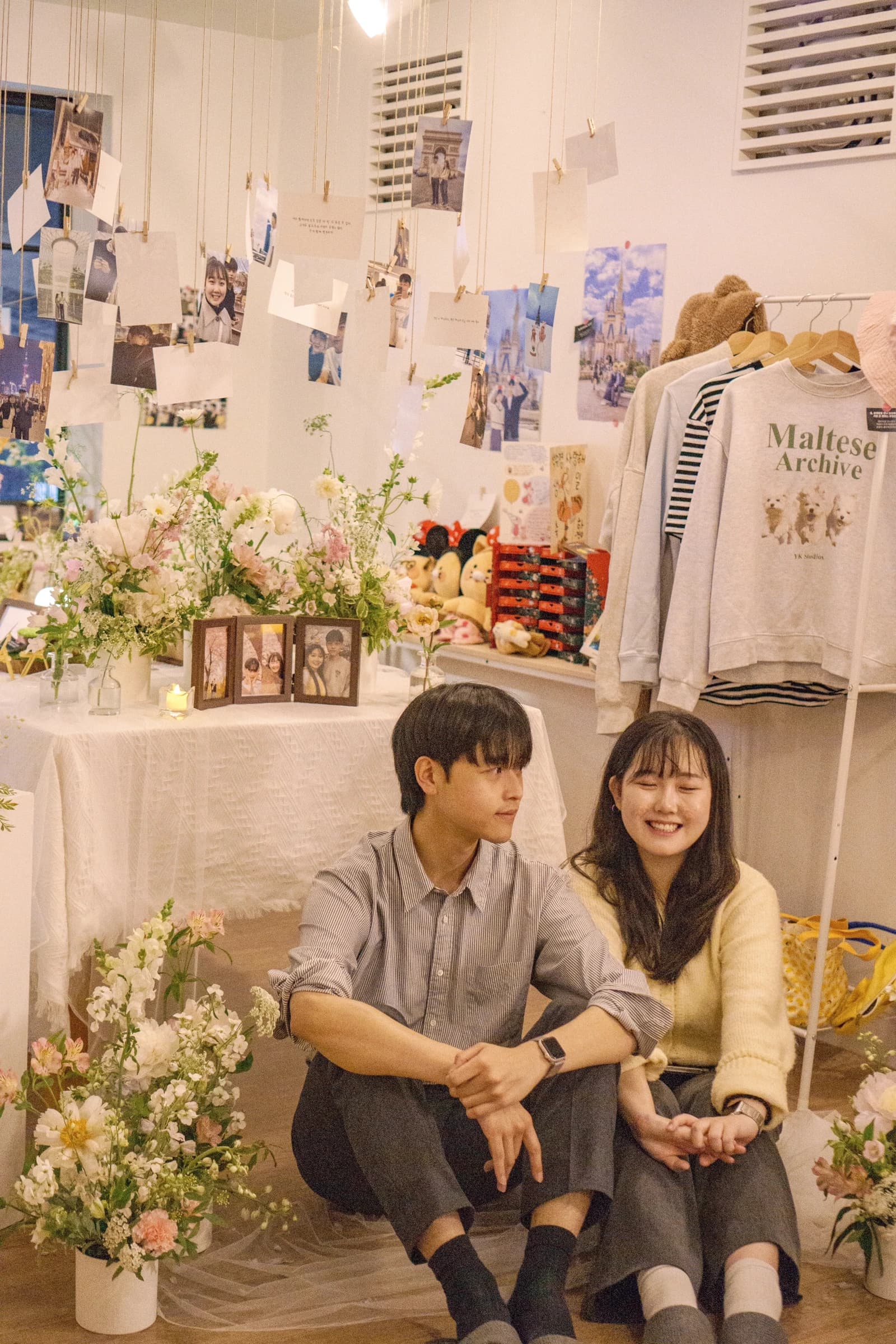 추억룸 프로포즈 현장